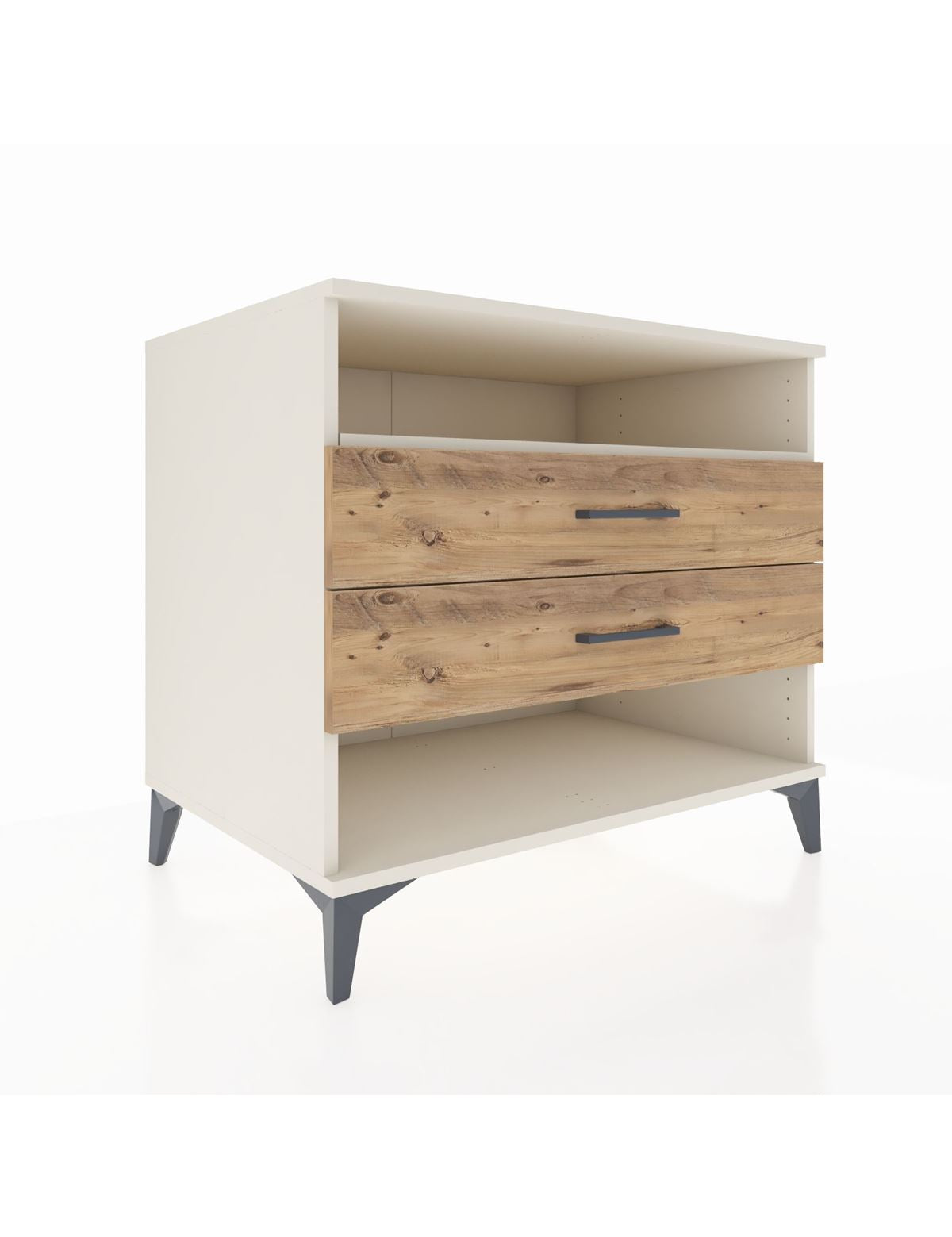 Kronos Şifonyer Tek Raflı 2 Çekmeceli 88x59x80 - S69M006V3C