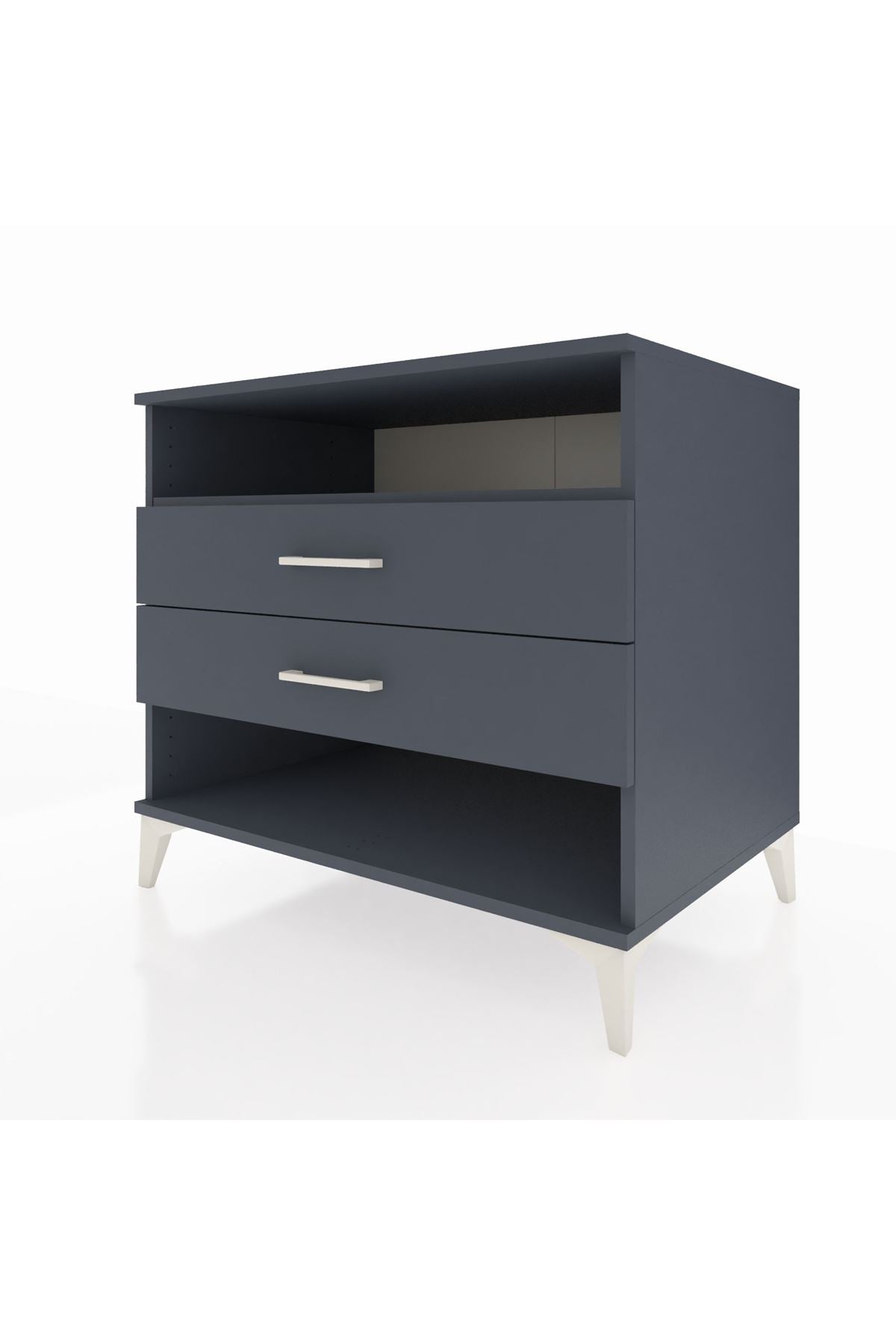 Kronos Şifonyer Tek Raflı 2 Çekmeceli 88x59x80 - S69M006V5C