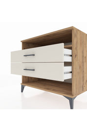 Kronos Şifonyer Tek Raflı 2 Çekmeceli 88x59x80 - S69M006V7C