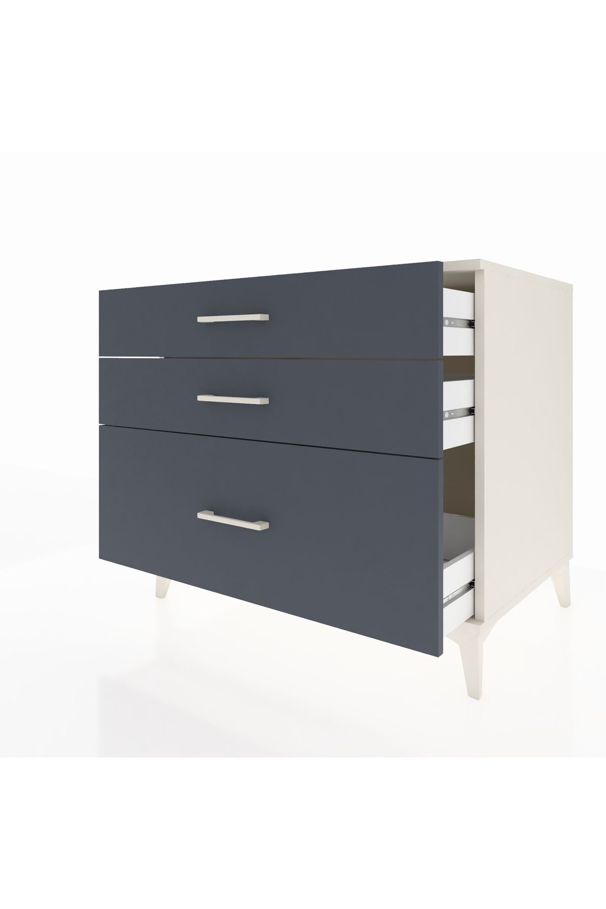 Kronos Şifonyer 3 Çekmeceli 88x59x80 - S69M007V2C