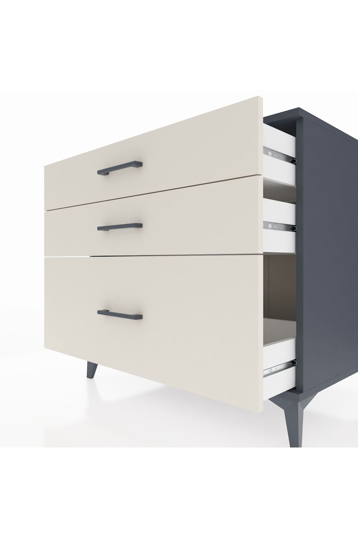 Kronos Şifonyer 3 Çekmeceli 88x59x80 - S69M007V4C