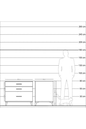 Kronos Şifonyer 3 Çekmeceli 88x59x80 - S69M007V6C