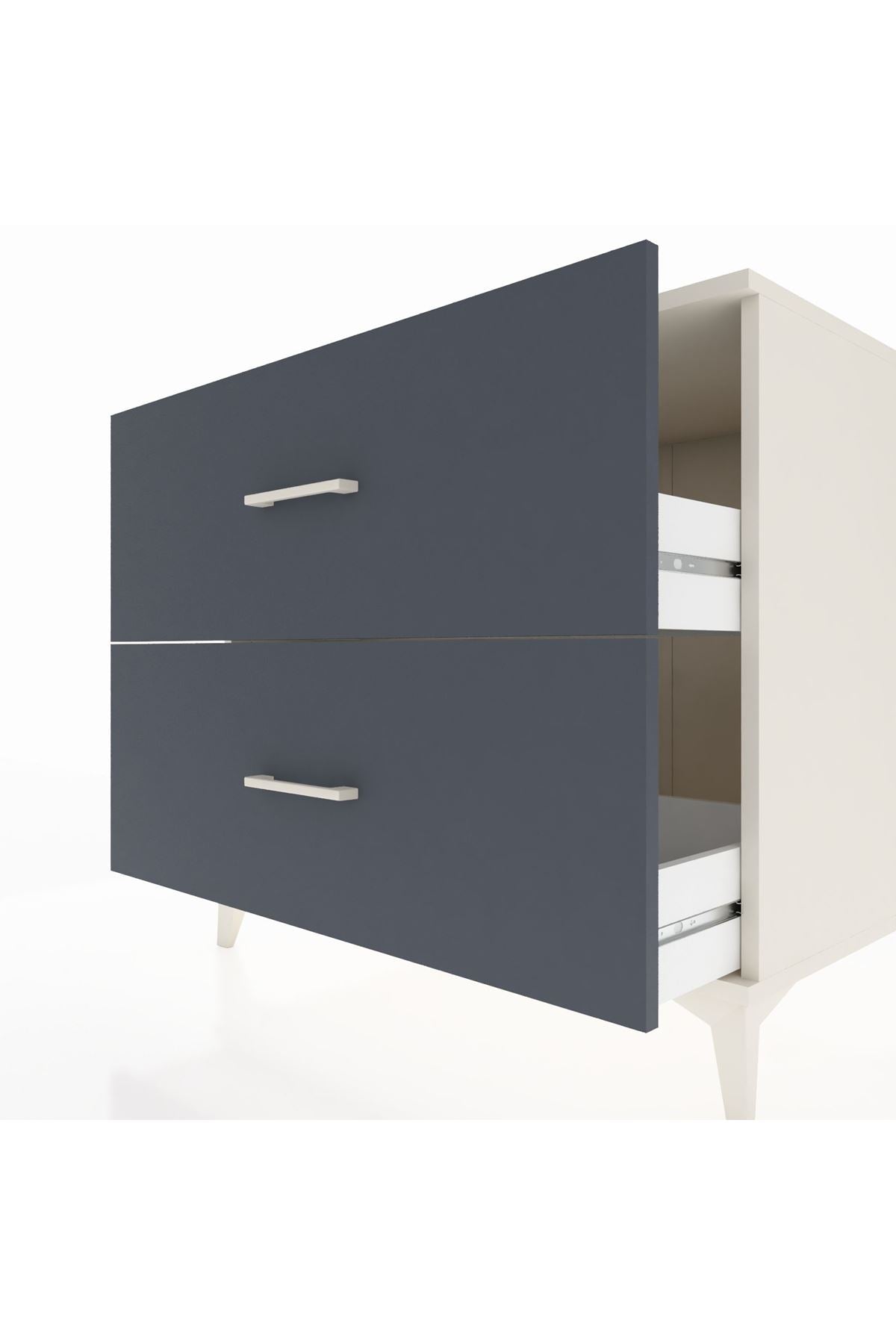 Kronos Şifonyer 2 Çekmeceli 88x59x80 - S69M008V2C