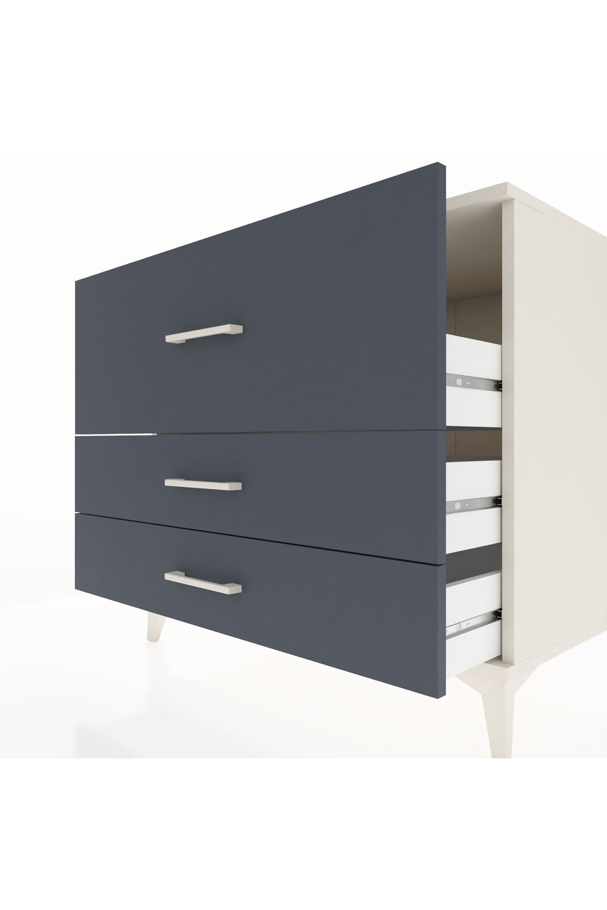 Kronos Şifonyer 3 Çekmeceli 88x59x80 - S69M009V2C