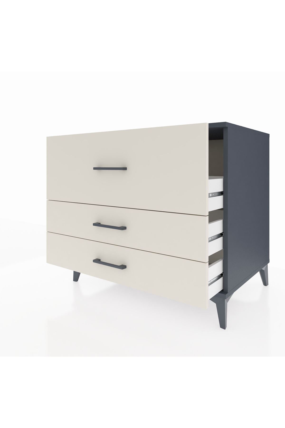 Kronos Şifonyer 3 Çekmeceli 88x59x80 - S69M009V4C