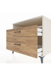 Kronos Şifonyer Tek Raflı 2 Çekmeceli 88x59x80 - S69M011V3C