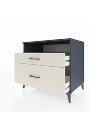 Kronos Şifonyer Tek Raflı 2 Çekmeceli 88x59x80 - S69M011V4C