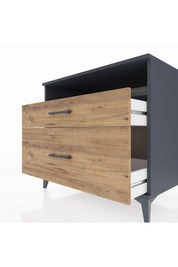 Kronos Şifonyer Tek Raflı 2 Çekmeceli 88x59x80 - S69M011V6C