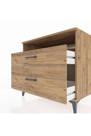 Kronos Şifonyer Tek Raflı 2 Çekmeceli 88x59x80 - S69M011V9C
