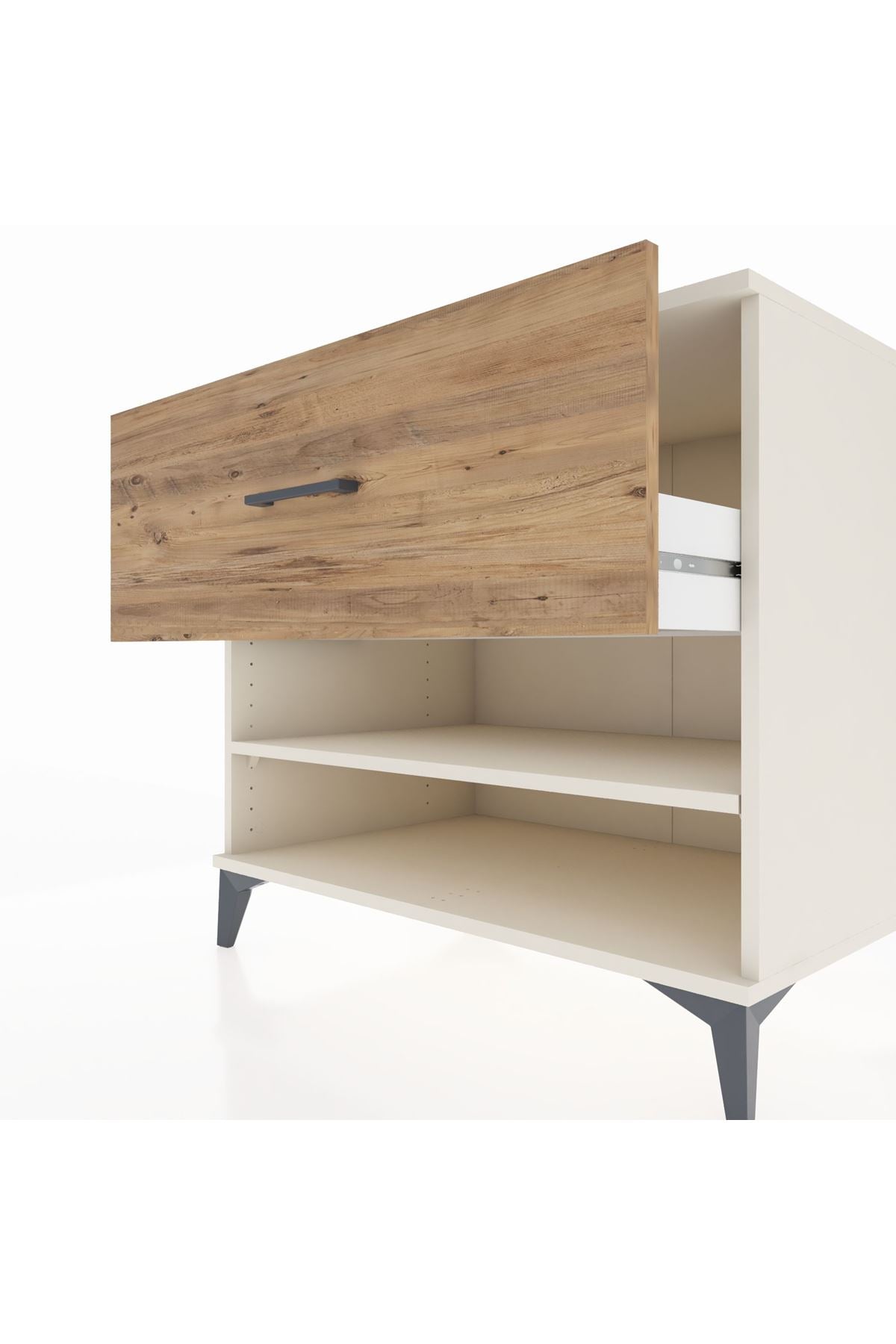 Kronos Şifonyer Tek Raflı Tek Çekmeceli 88x59x80 - S69M012V3C