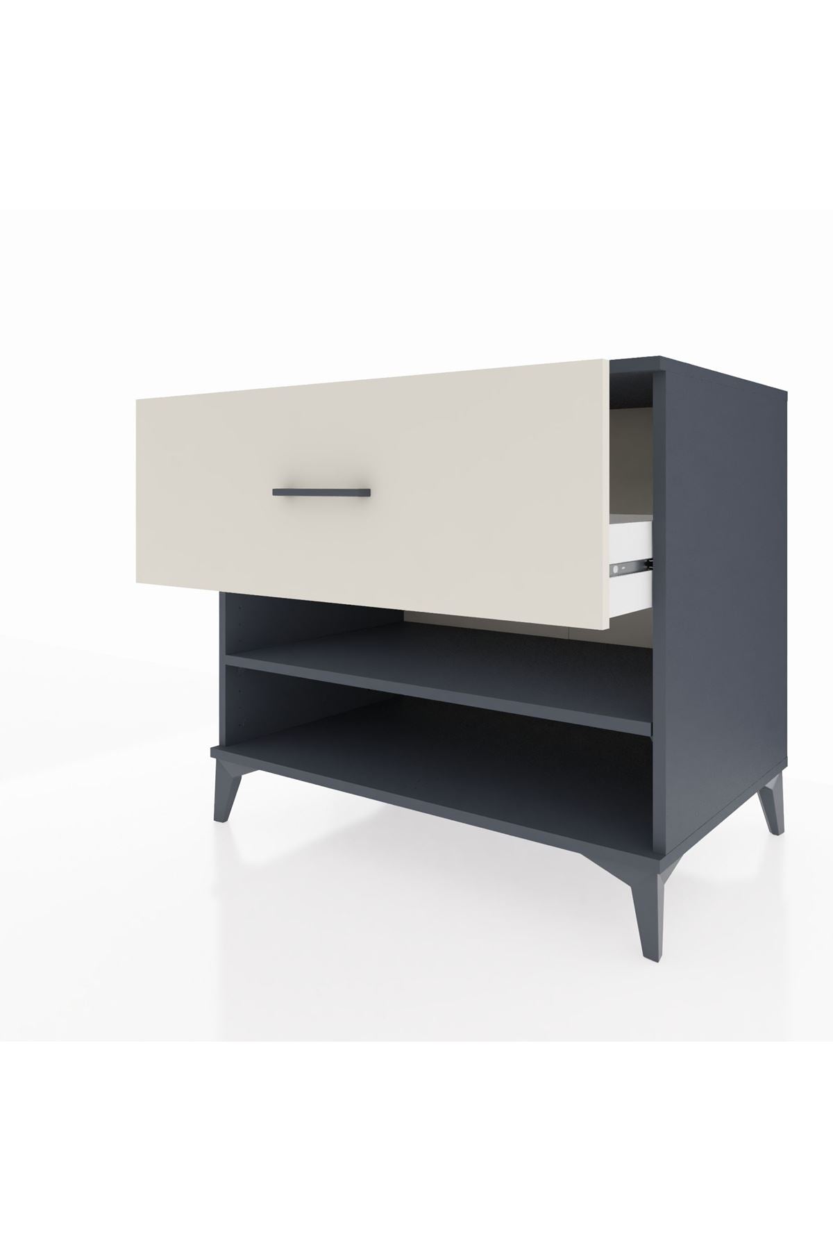 Kronos Şifonyer Tek Raflı Tek Çekmeceli 88x59x80 - S69M012V4C
