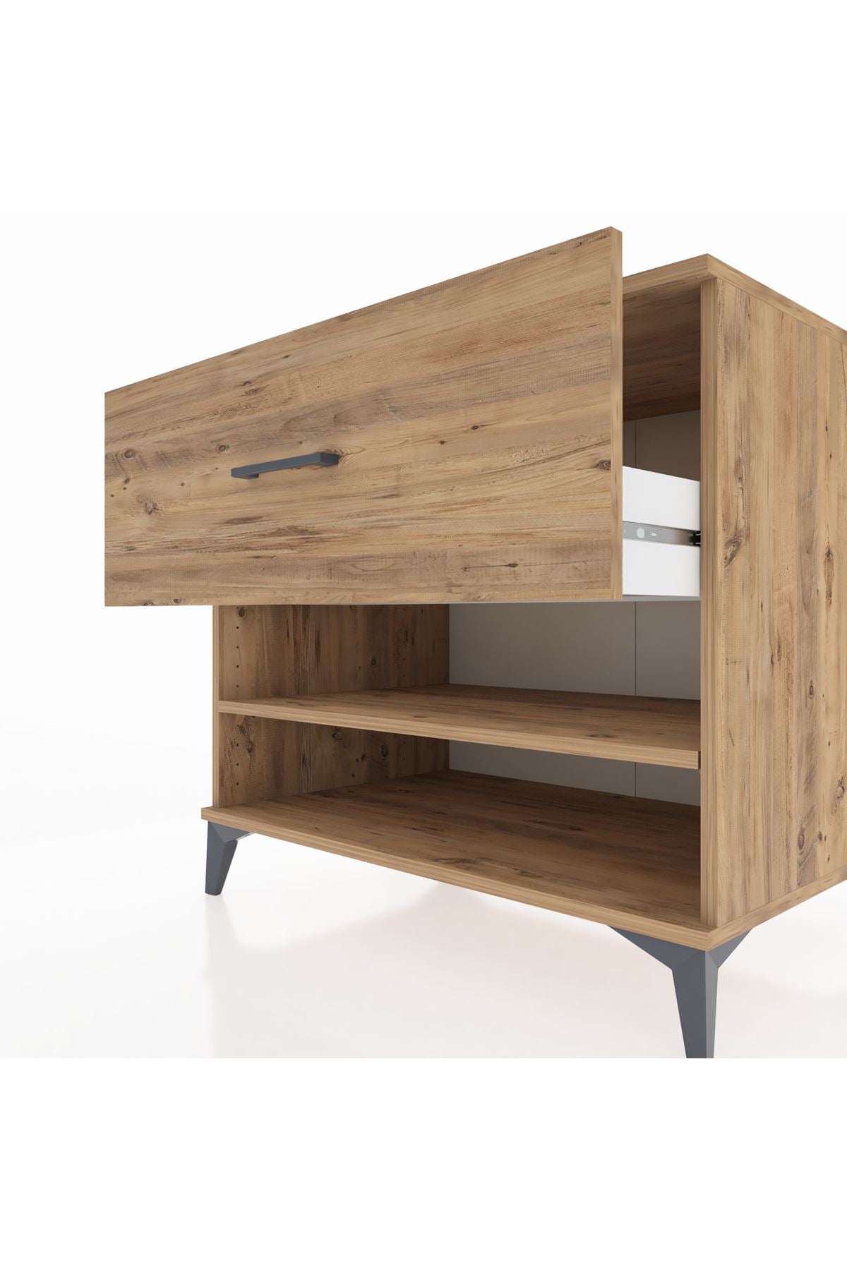 Kronos Şifonyer Tek Raflı Tek Çekmeceli 88x59x80 - S69M012V9C