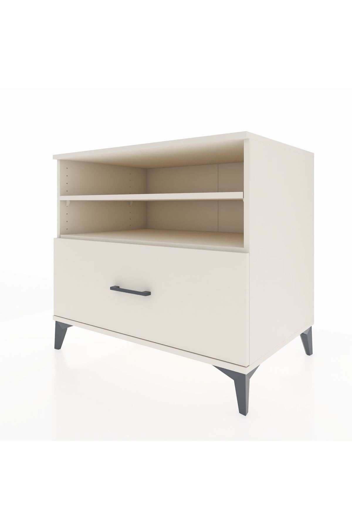 Kronos Şifonyer 2 Raflı Tek Çekmeceli 88x59x80 - S69M013V1C