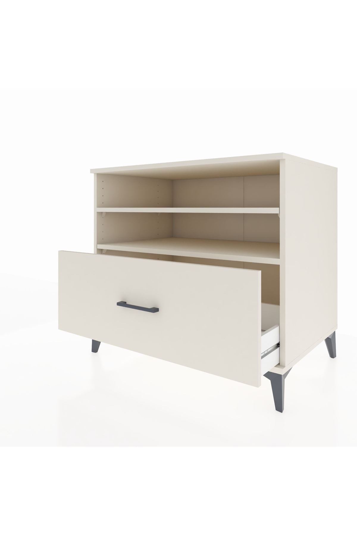 Kronos Şifonyer 2 Raflı Tek Çekmeceli 88x59x80 - S69M013V1C