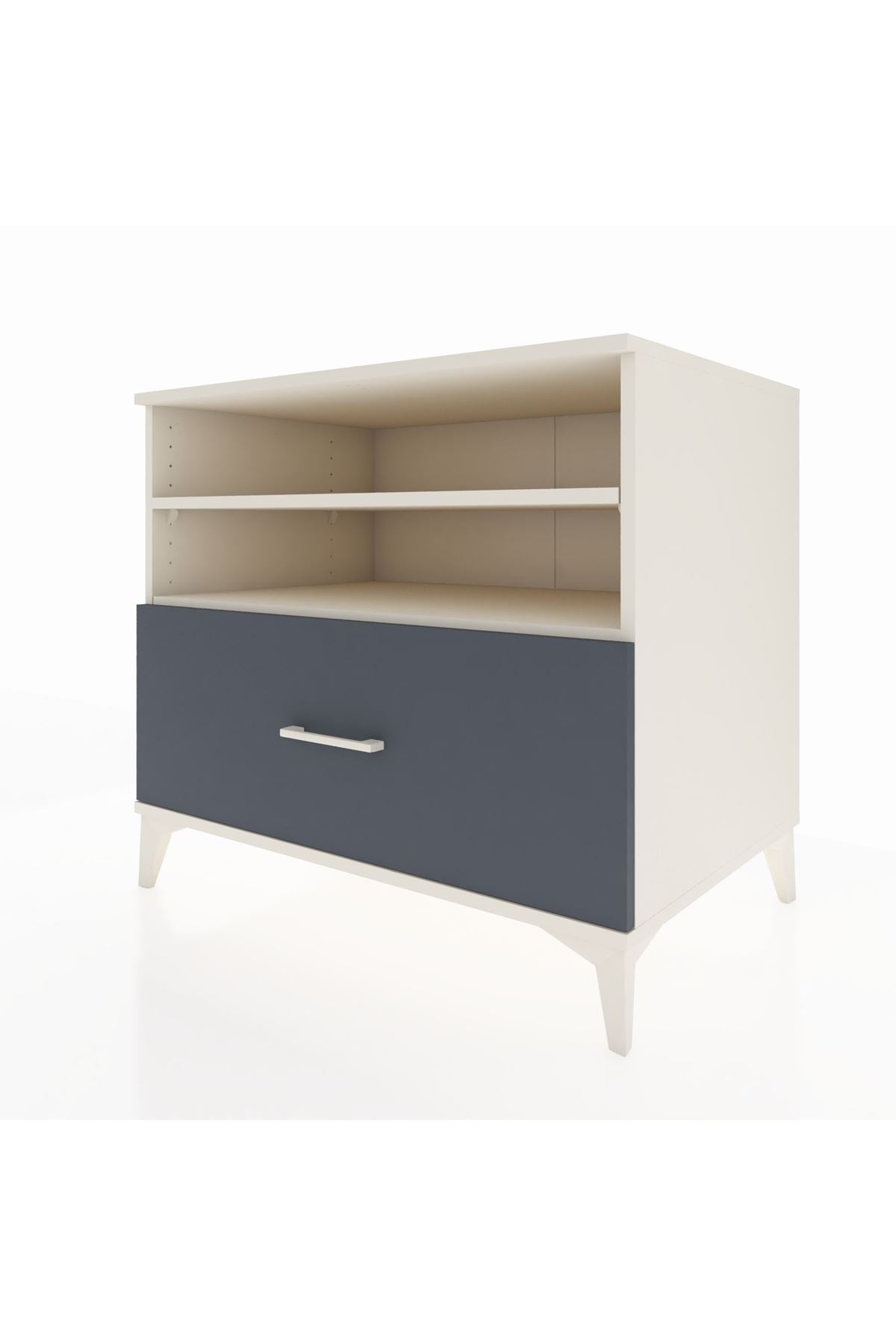 Kronos Şifonyer 2 Raflı Tek Çekmeceli 88x59x80 - S69M013V2C