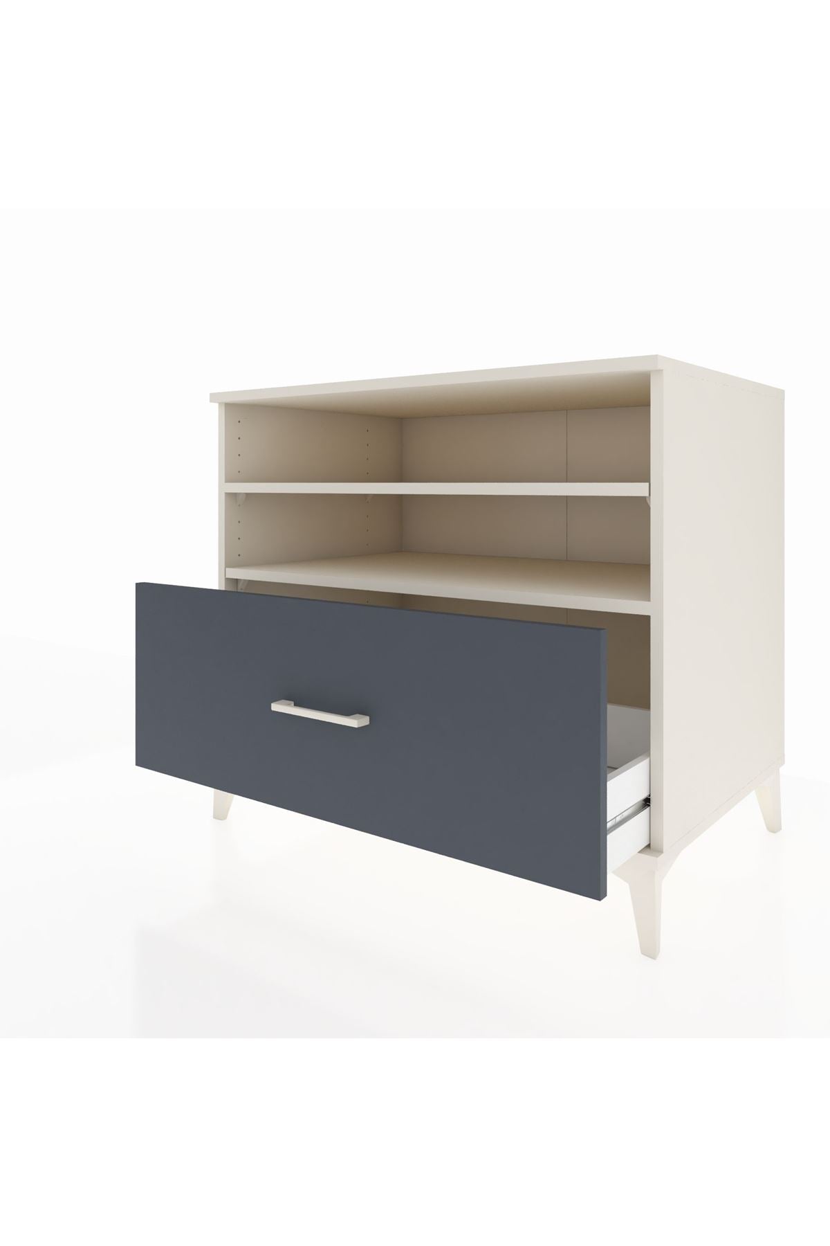 Kronos Şifonyer 2 Raflı Tek Çekmeceli 88x59x80 - S69M013V2C