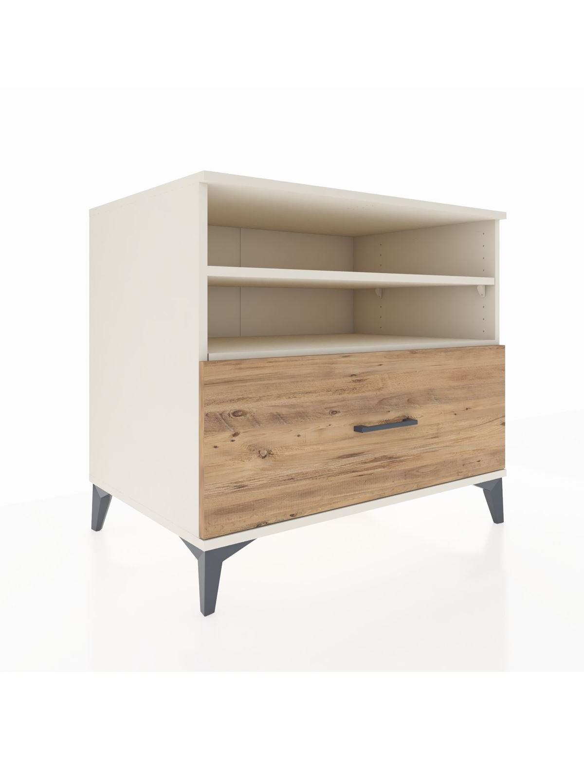Kronos Şifonyer 2 Raflı Tek Çekmeceli 88x59x80 - S69M013V3C