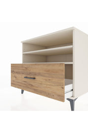 Kronos Şifonyer 2 Raflı Tek Çekmeceli 88x59x80 - S69M013V3C