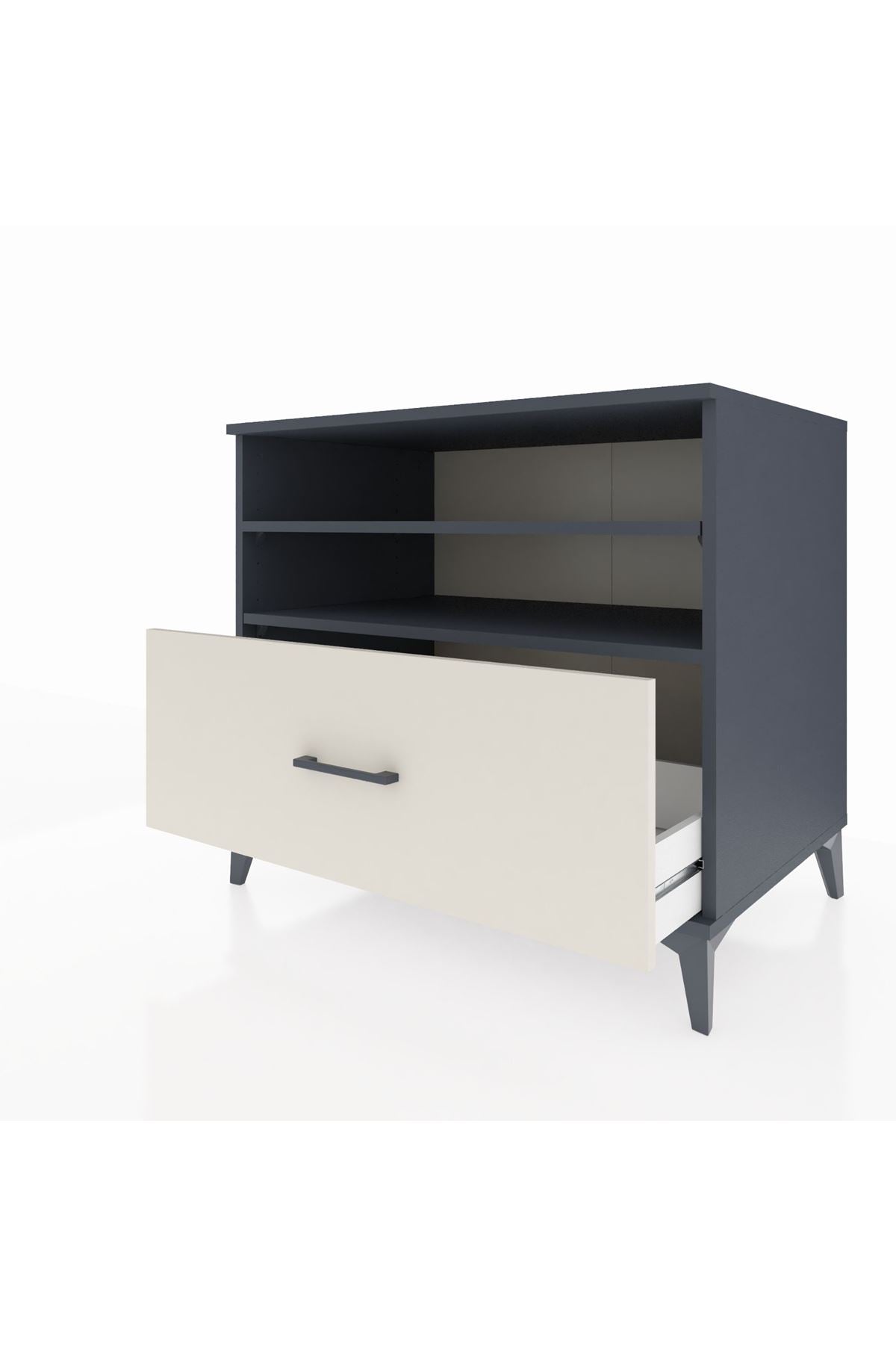 Kronos Şifonyer 2 Raflı Tek Çekmeceli 88x59x80 - S69M013V4C