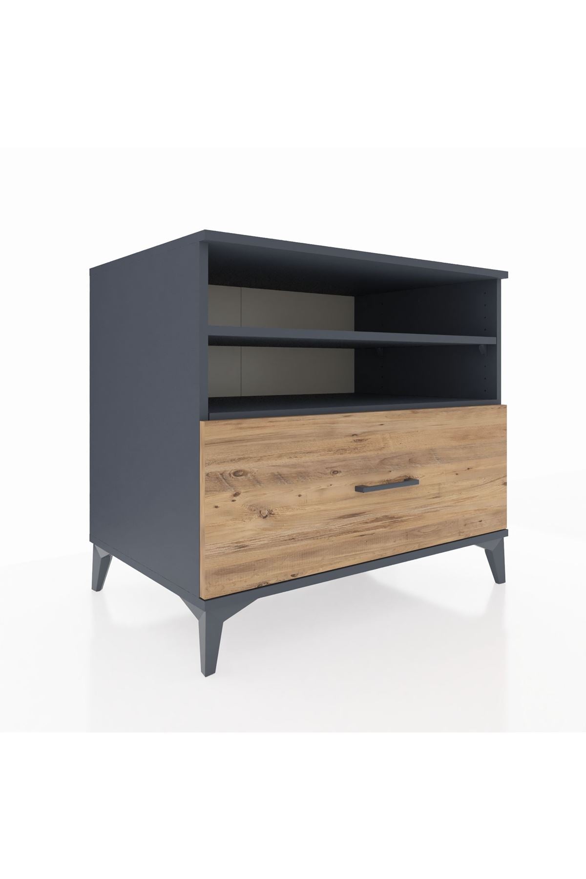 Kronos Şifonyer 2 Raflı Tek Çekmeceli 88x59x80 - S69M013V6C