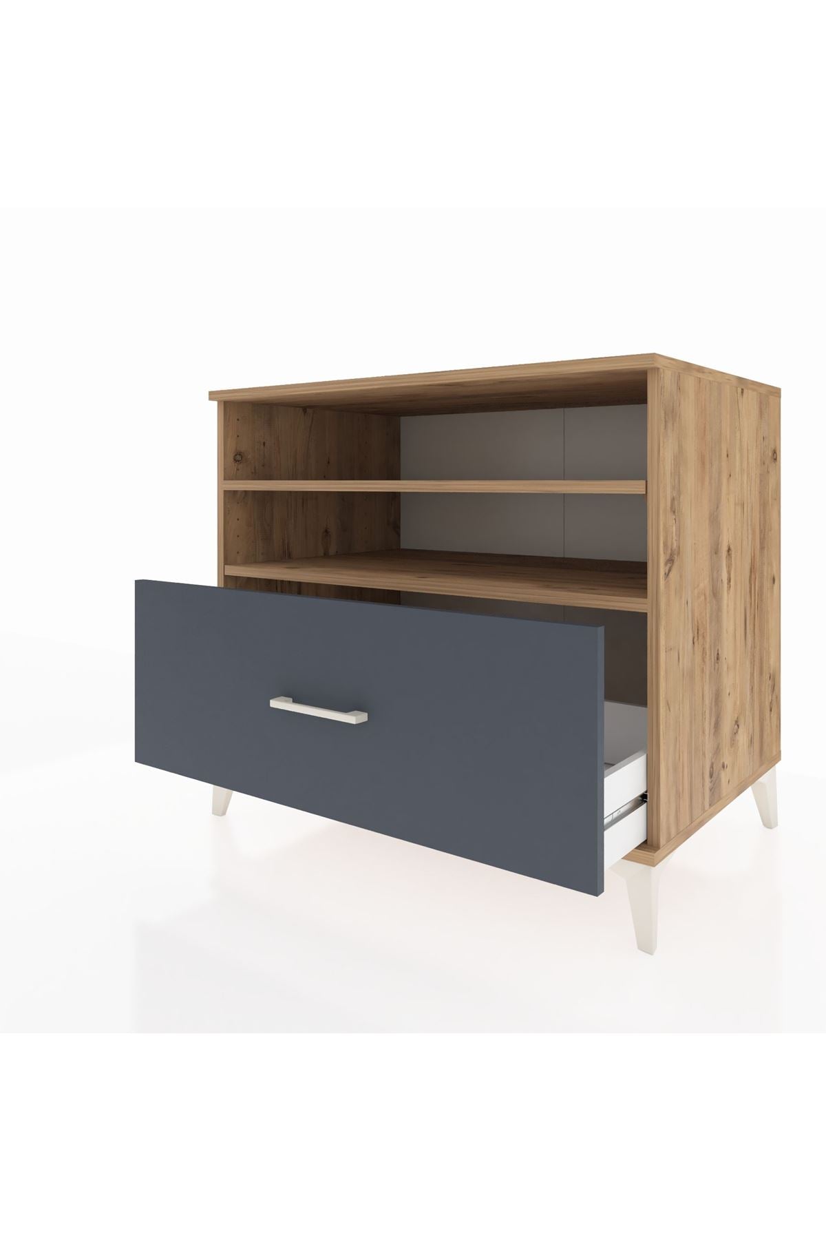 Kronos Şifonyer 2 Raflı Tek Çekmeceli 88x59x80 - S69M013V8C