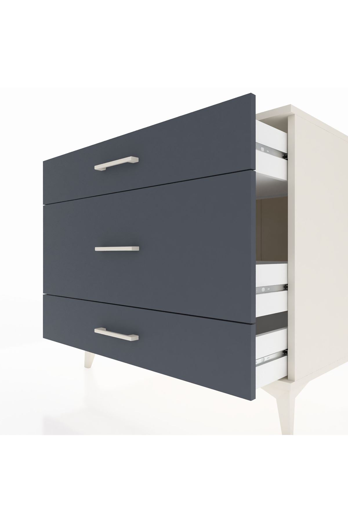 Kronos Şifonyer 3 Çekmeceli 88x59x80 - S69M014V2C