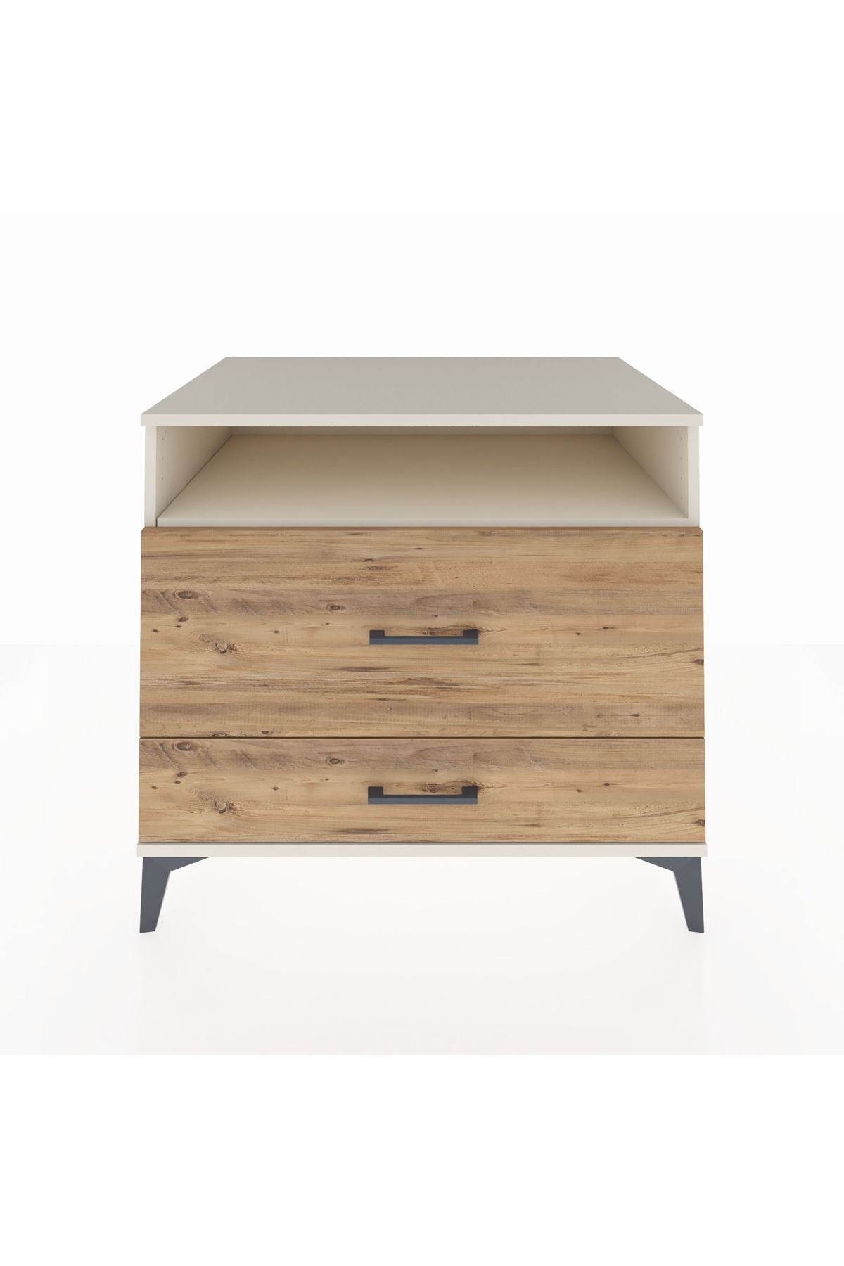 Kronos Şifonyer Tek Raflı 2 Çekmeceli 88x59x80 - S69M015V3C