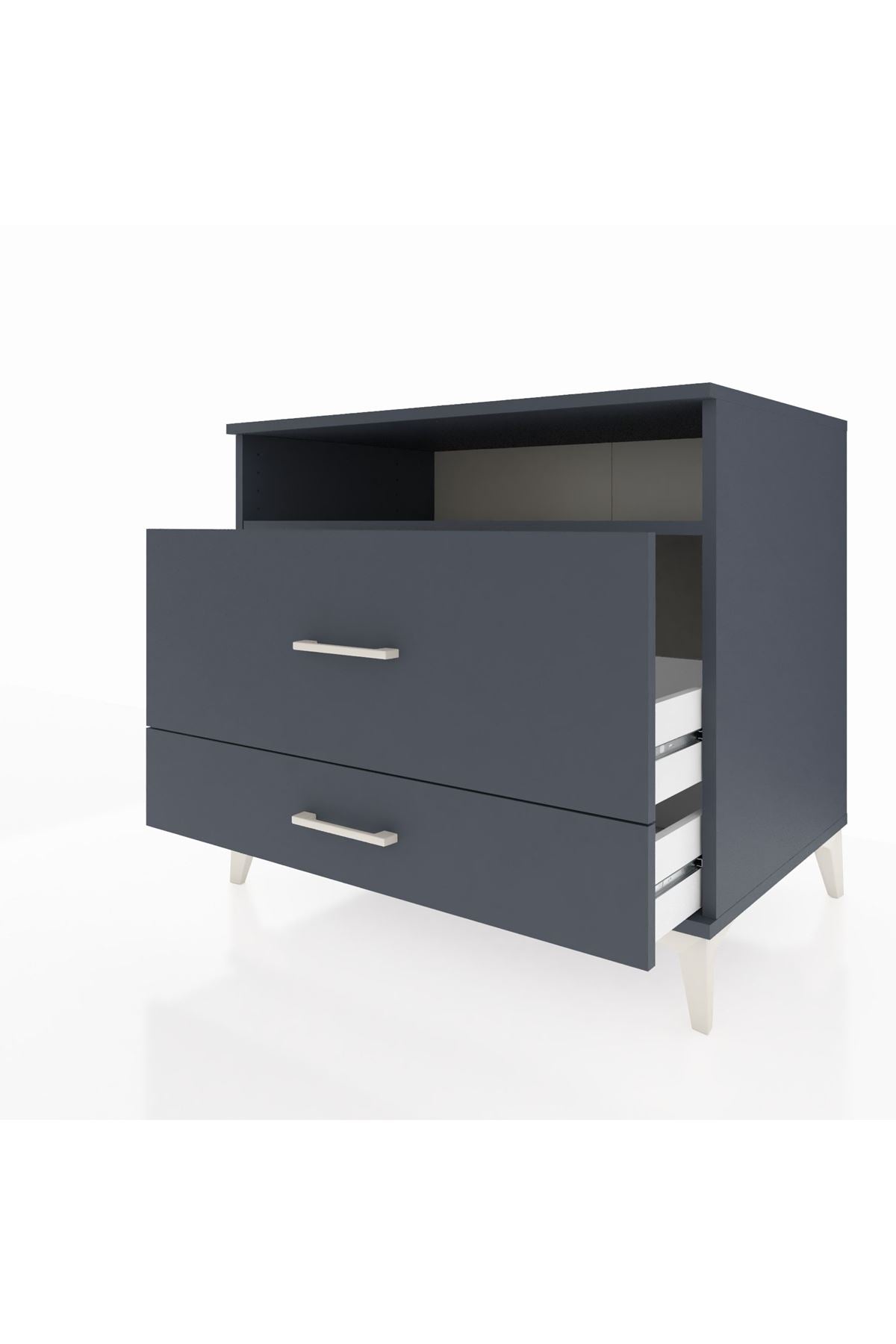 Kronos Şifonyer Tek Raflı 2 Çekmeceli 88x59x80 - S69M015V5C