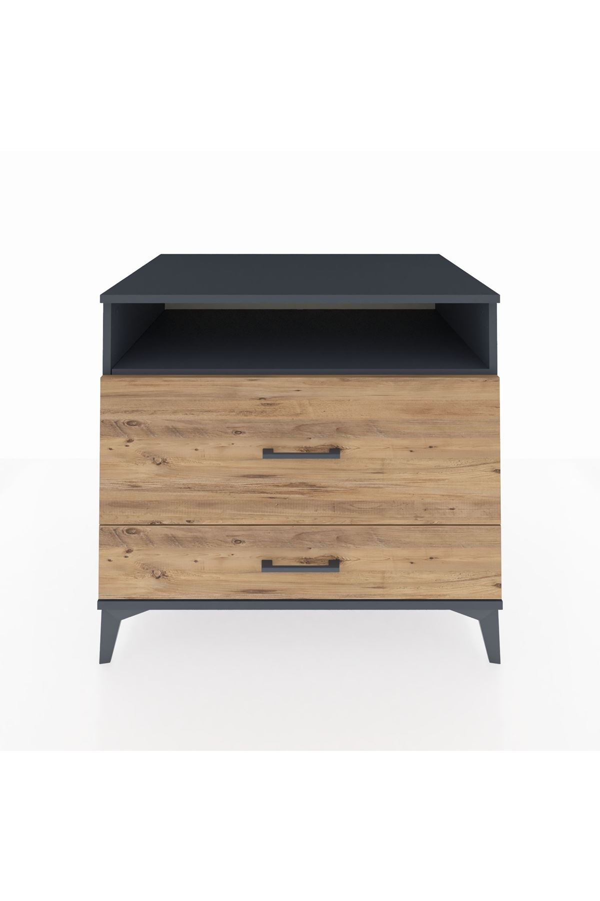Kronos Şifonyer Tek Raflı 2 Çekmeceli 88x59x80 - S69M015V6C