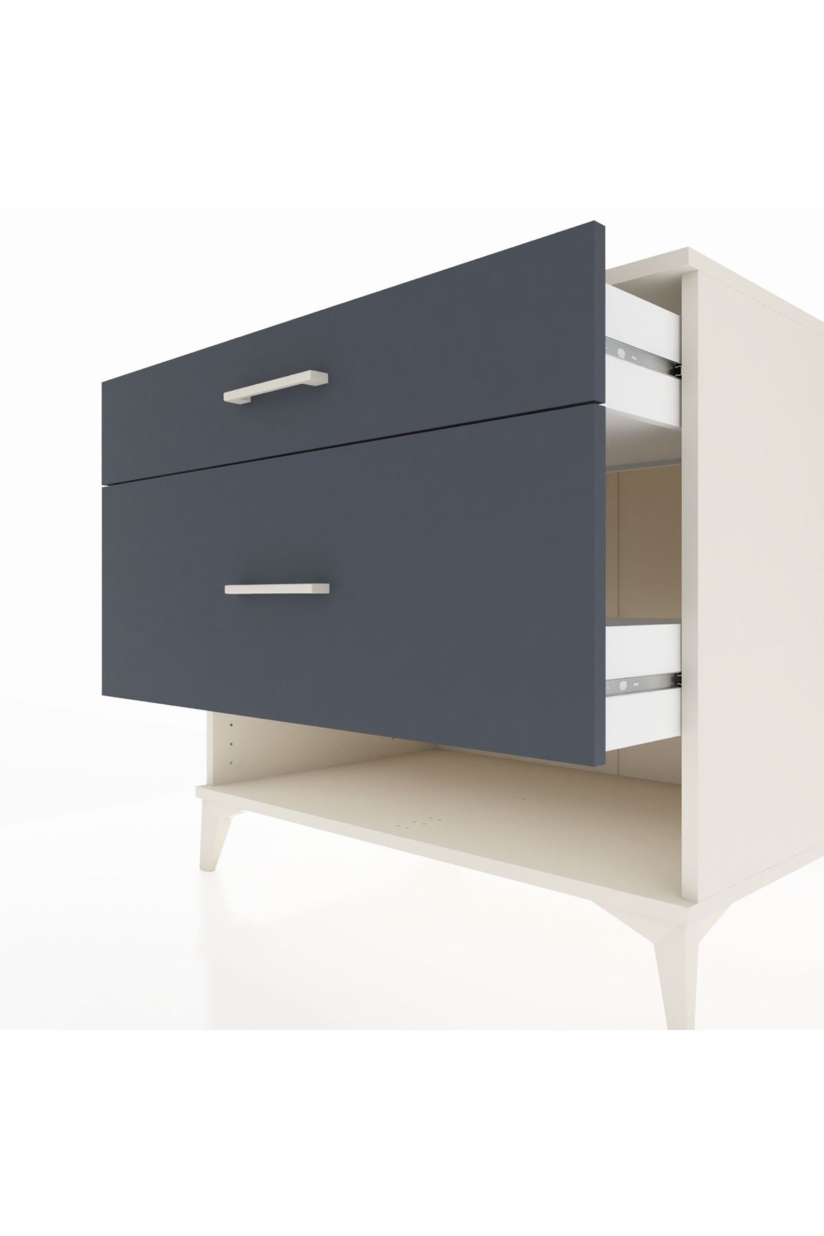 Kronos Şifonyer 2 Çekmeceli 88x59x80 - S69M016V2C