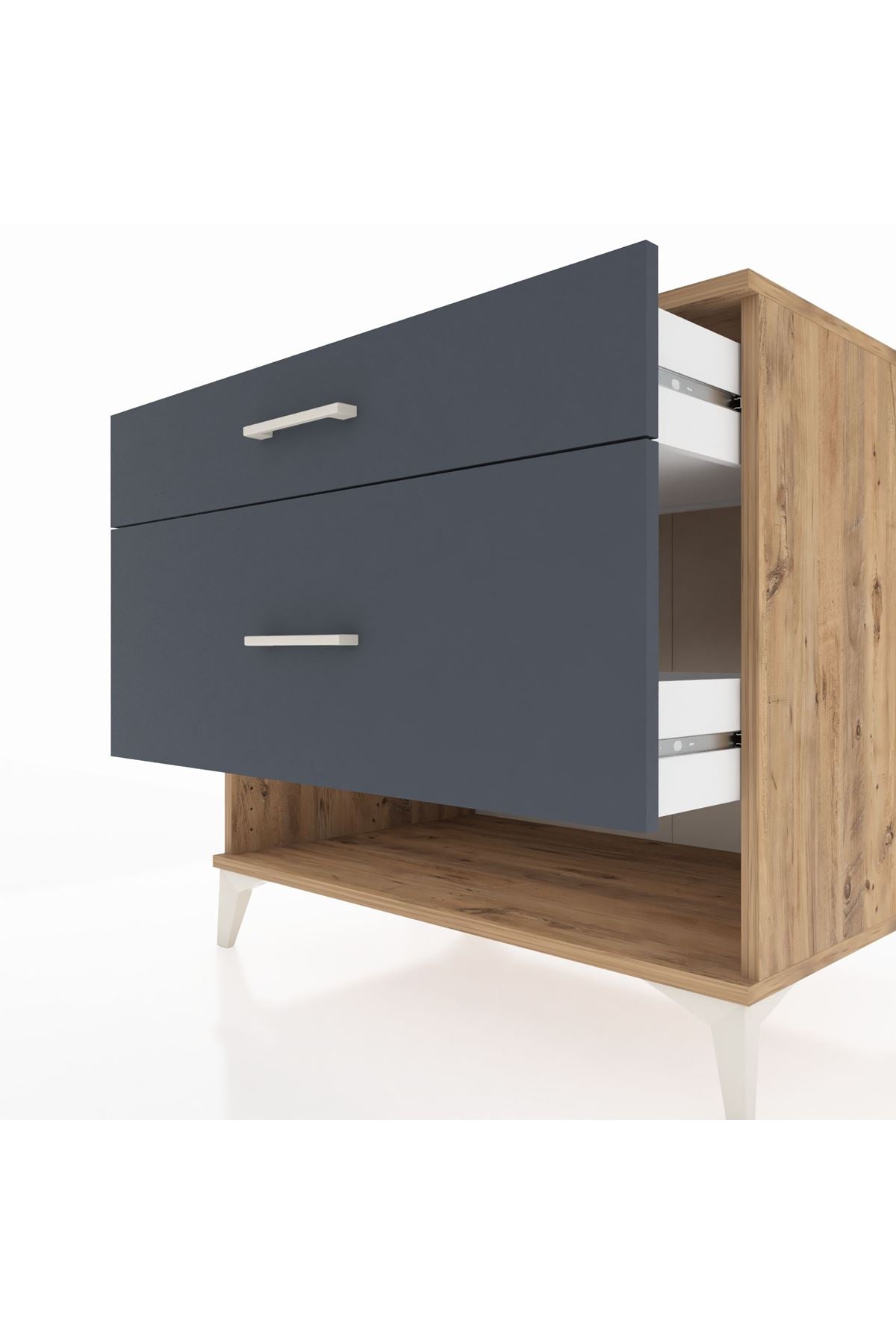 Kronos Şifonyer 2 Çekmeceli 88x59x80 - S69M016V8C