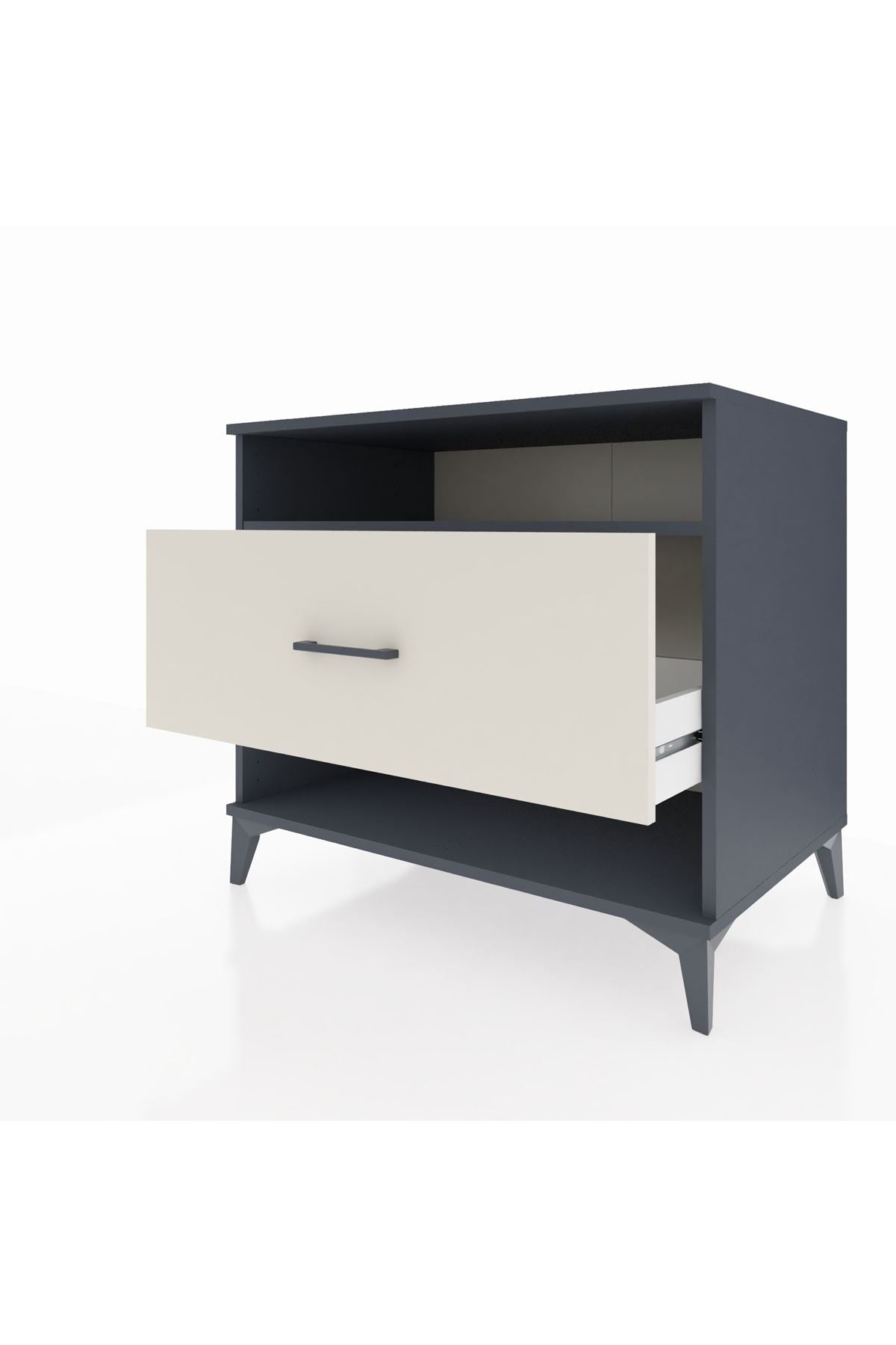 Kronos Şifonyer Tek Raflı Tek Çekmeceli 88x59x80 - S69M017V4C