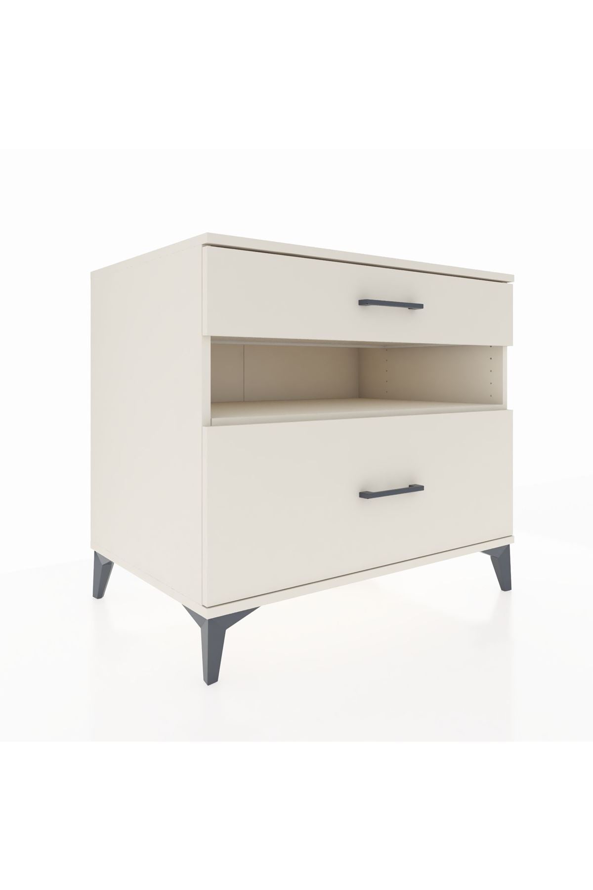 Kronos Şifonyer Tek Raflı 2 Çekmeceli 88x59x80 - S69M018V1C