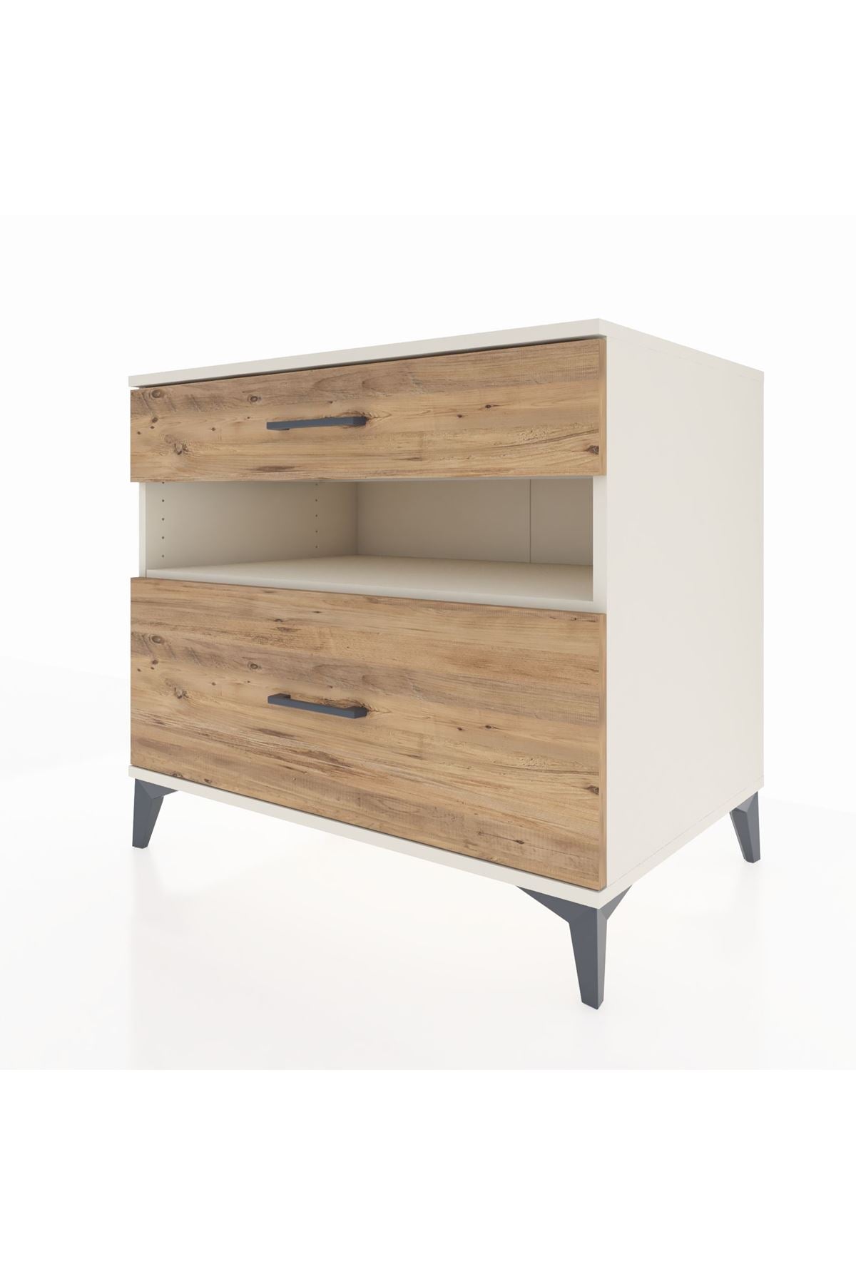 Kronos Şifonyer Tek Raflı 2 Çekmeceli 88x59x80 - S69M018V3C