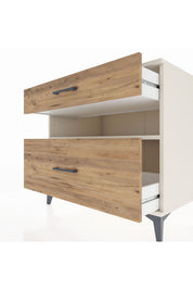 Kronos Şifonyer Tek Raflı 2 Çekmeceli 88x59x80 - S69M018V3C