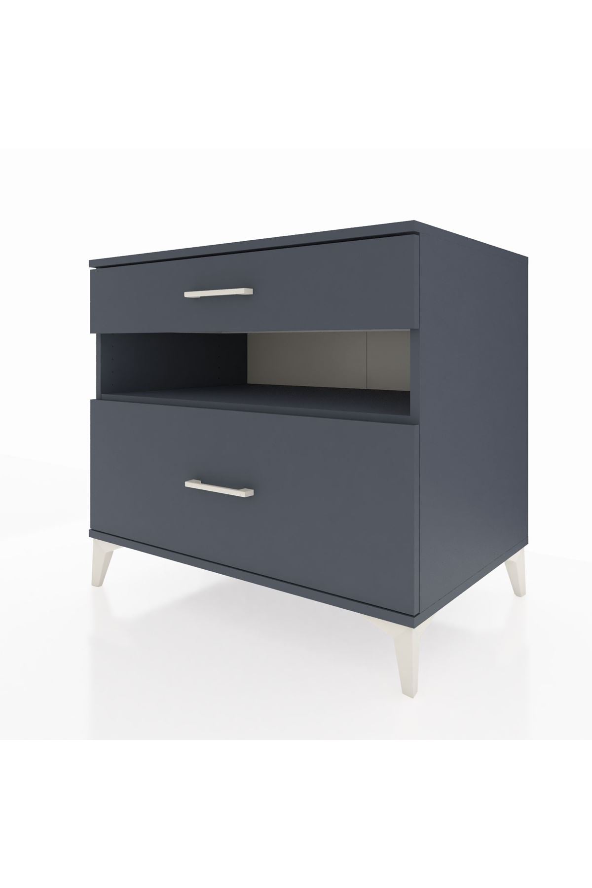 Kronos Şifonyer Tek Raflı 2 Çekmeceli 88x59x80 - S69M018V5C
