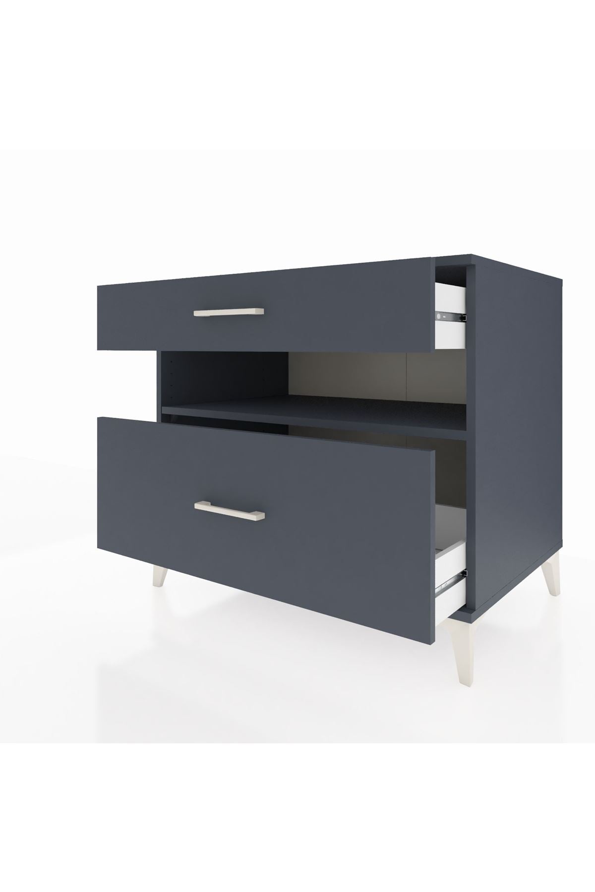 Kronos Şifonyer Tek Raflı 2 Çekmeceli 88x59x80 - S69M018V5C