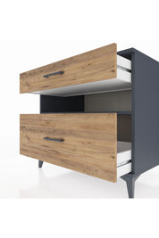 Kronos Şifonyer Tek Raflı 2 Çekmeceli 88x59x80 - S69M018V6C