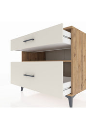 Kronos Şifonyer Tek Raflı 2 Çekmeceli 88x59x80 - S69M018V7C