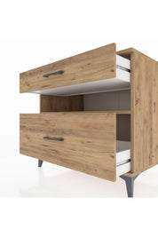 Kronos Şifonyer Tek Raflı 2 Çekmeceli 88x59x80 - S69M018V9C