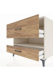 Kronos Şifonyer Tek Raflı 2 Çekmeceli 88x59x80 - S69M019V3C