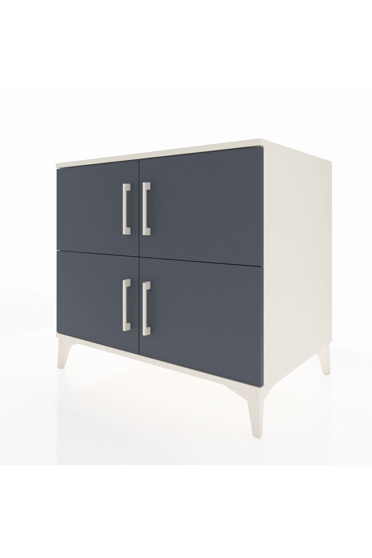 Kronos Şifonyer 3 Raflı 4 Kapaklı 88x59x80 - S69M020V2C