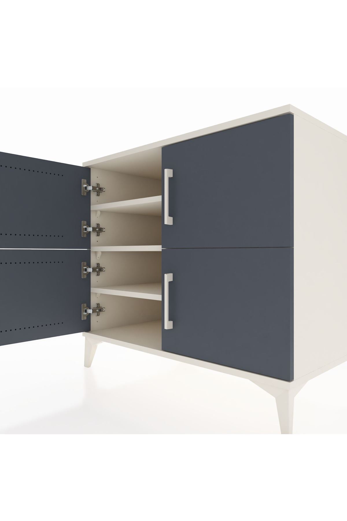Kronos Şifonyer 3 Raflı 4 Kapaklı 88x59x80 - S69M020V2C