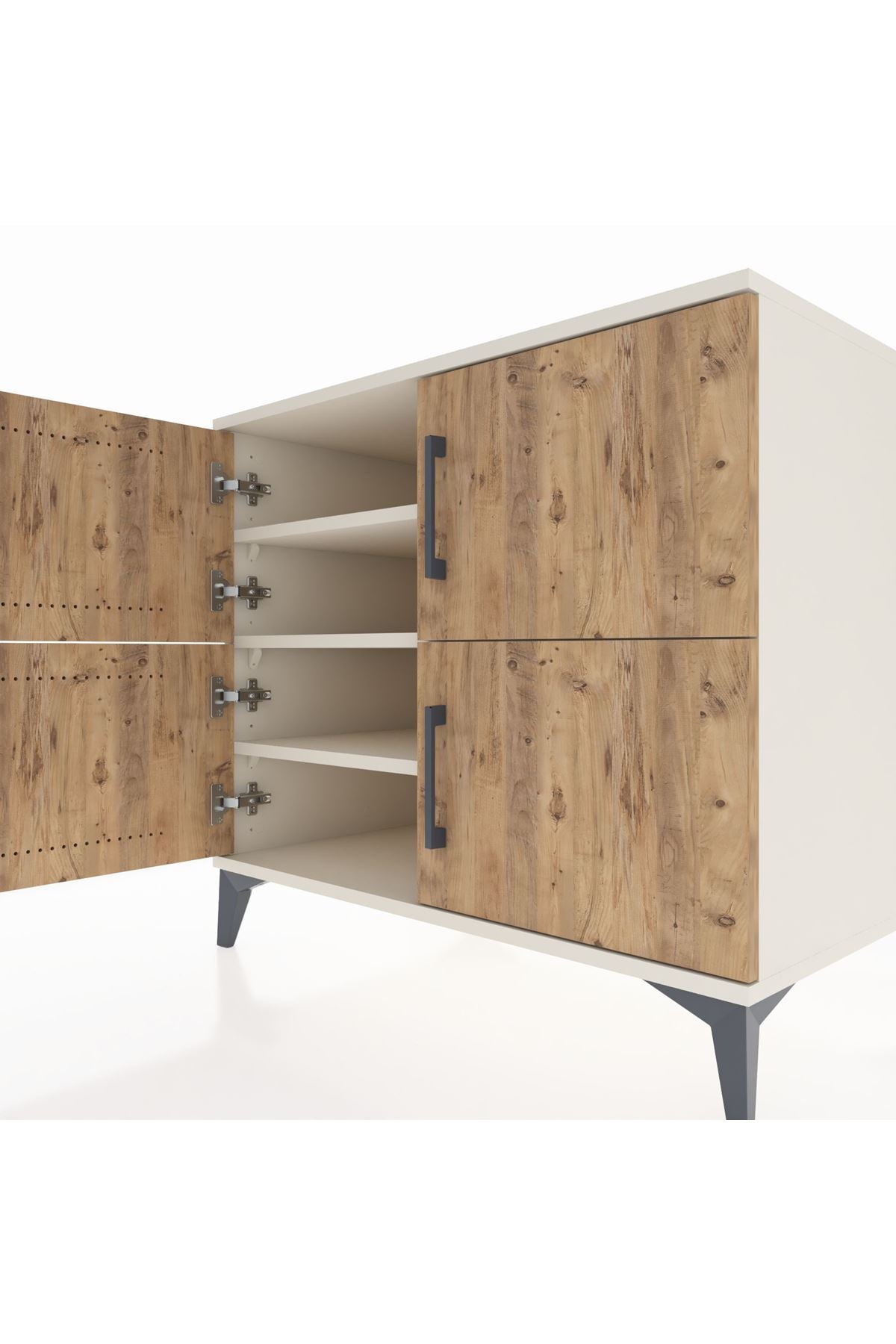 Kronos Şifonyer 3 Raflı 4 Kapaklı 88x59x80 - S69M020V3C