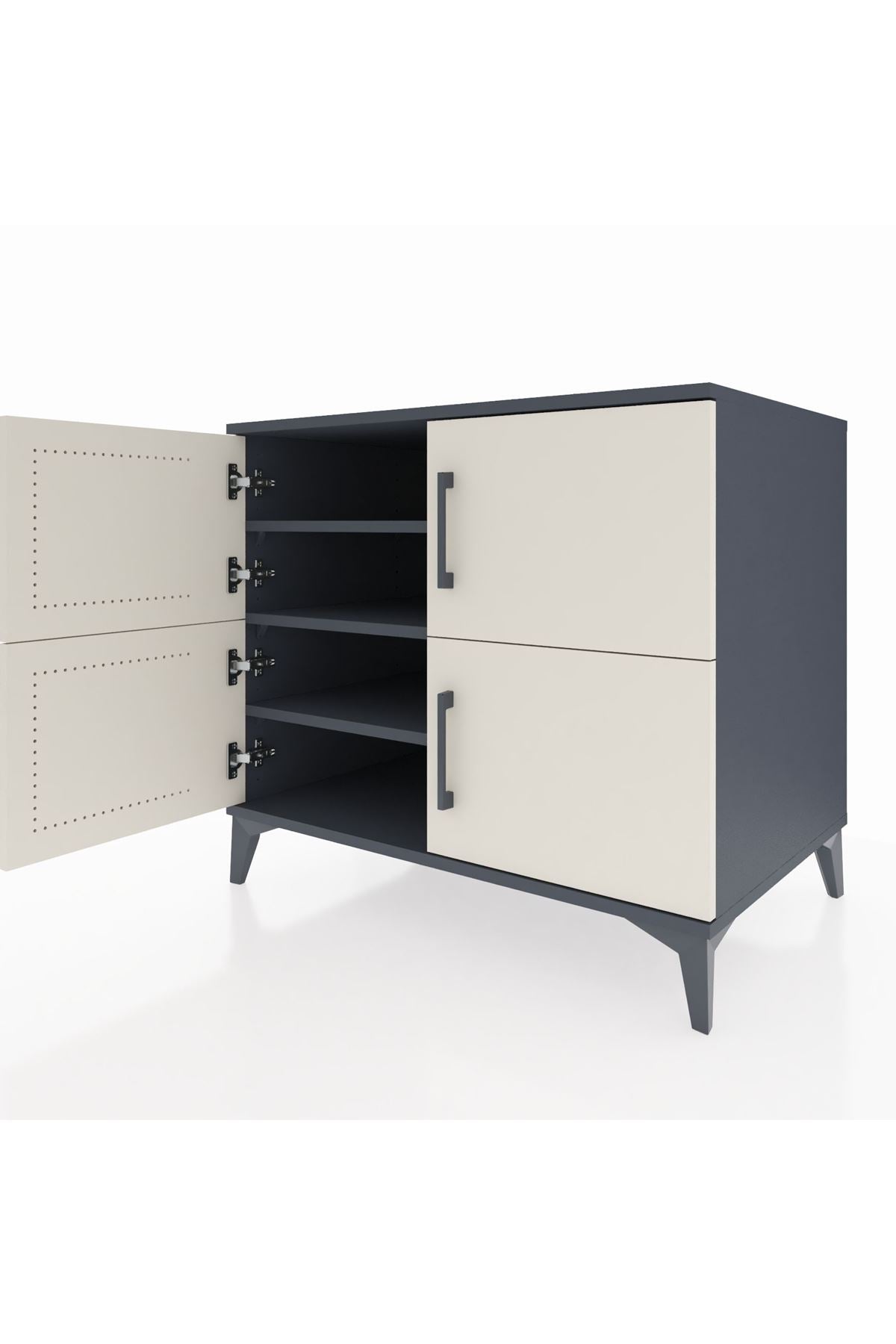 Kronos Şifonyer 3 Raflı 4 Kapaklı 88x59x80 - S69M020V4C