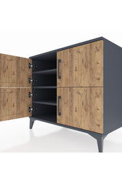 Kronos Şifonyer 3 Raflı 4 Kapaklı 88x59x80 - S69M020V6C