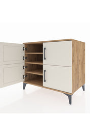 Kronos Şifonyer 3 Raflı 4 Kapaklı 88x59x80 - S69M020V7C