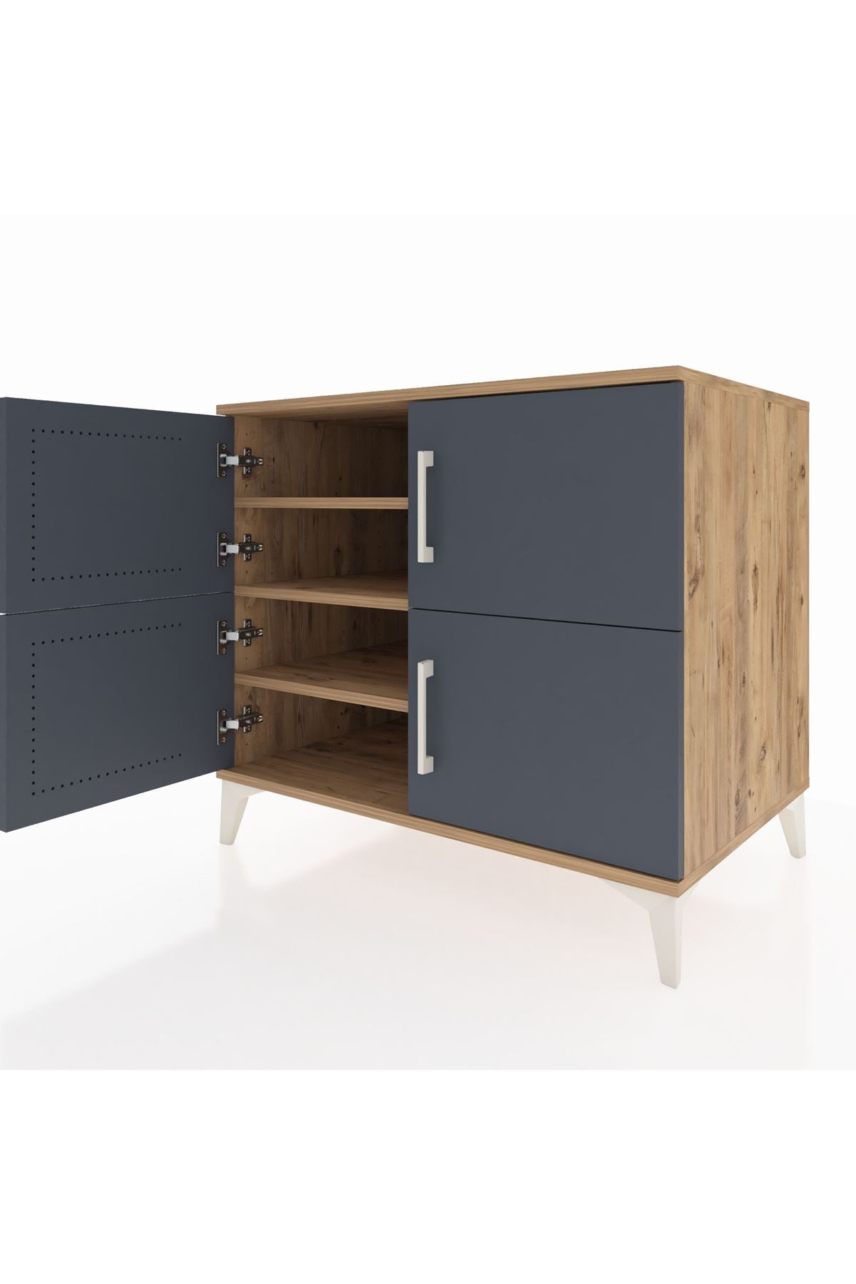 Kronos Şifonyer 3 Raflı 4 Kapaklı 88x59x80 - S69M020V8C