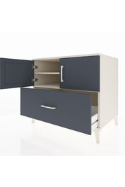 Kronos Şifonyer 2 Raflı Tek Çekmeceli 2 Kapaklı 88x59x80 - S69M022V2C