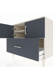 Kronos Şifonyer 2 Raflı Tek Çekmeceli 2 Kapaklı 88x59x80 - S69M022V2C